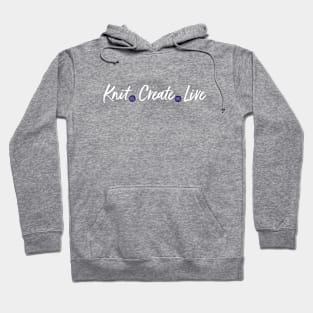 Knit Create Live Hoodie